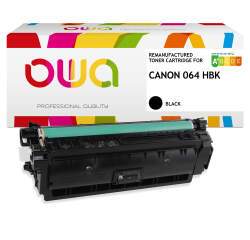 Toner remanufacturé OWA - haute capacité - Noir - pour CANON 064HK