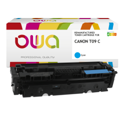 Toner remanufacturé OWA - haute capacité - pour CANON T09 C