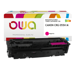 Toner remanufacturé OWA - haute capacité - pour CANON 055 H