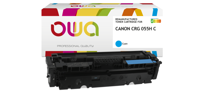 Toner remanufacturé OWA - haute capacité - pour CANON 055 H