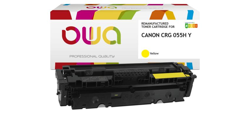 OWA Remanufactured Toner - High Capacity - for CANON 055 H