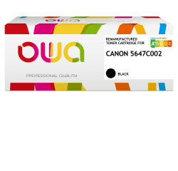 OWA Remanufactured Toner - Standard - Black - for CANON 5647C002