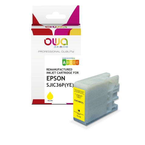 Cartouche d'encre remanufacturée OWA - standard - Jaune - pour EPSON C13T44C440