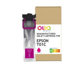 Cartouche d'encre remanufacturée OWA - standard - Magenta - pour EPSON C13T01C300
