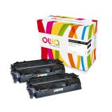 Pack de 2 toner remanufacturé OWA - haute capacité - Noir - pour HP CE505X, CANON 719H, C-EXV 40