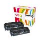 Pack de 2 toner remanufacturé OWA - haute capacité - Noir - pour HP CE505X, CANON 719H, C-EXV 40