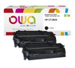 Pack de 2 toner remanufacturé OWA - haute capacité - Noir - pour HP CF280X