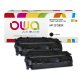 Pack de 2 toner remanufacturé OWA - haute capacité - Noir - pour HP CF280X