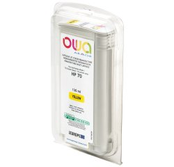 DE_Cartouche d'encre traceur remanufacturée OWA - standard - Jaune - pour HP 70
