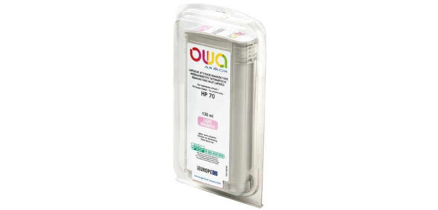 OWA wiederaufbereitete Druckerpatrone - Standard - Hellmagenta - für HP 70