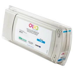 Cartouche d'encre traceur remanufacturée OWA - standard - Cyan - pour HP 91