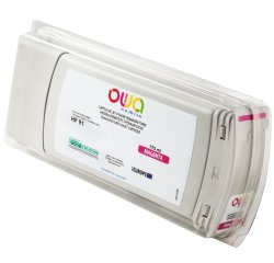 Cartouche d'encre traceur remanufacturée OWA - standard - Magenta - pour HP 91
