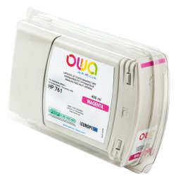 Cartouche d'encre traceur remanufacturée OWA - standard - Magenta - pour HP 761