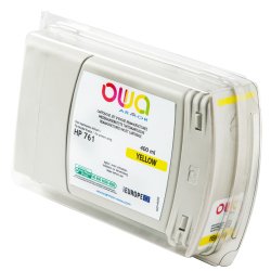Cartouche d'encre traceur remanufacturée OWA - standard - Jaune - pour HP 761