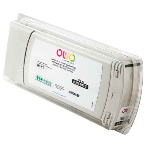 Cartouche d'encre traceur remanufacturée OWA - standard - Noir Mat - pour HP 761