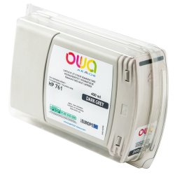 Cartouche d'encre traceur remanufacturée OWA - standard - Gris Foncé - pour HP 761