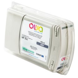 Cartouche d'encre traceur remanufacturée OWA - standard - Gris - pour HP 761