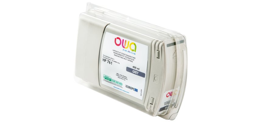 OWA Remanufactured Plotter Ink Cartridge - Standard - Gray - for HP 761