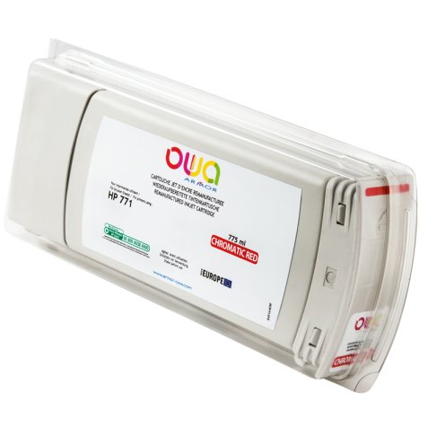 Cartouche d'encre traceur remanufacturée OWA - standard - Rouge - pour HP 771C