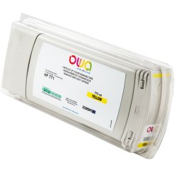 DE_Cartouche d'encre traceur remanufacturée OWA - standard - Jaune - pour HP 771C