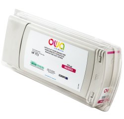 Cartouche d'encre traceur remanufacturée OWA - standard - Magenta - pour HP 773C