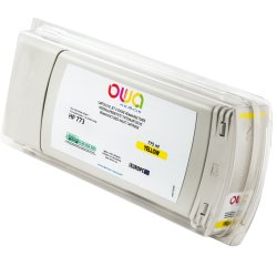 DE_Cartouche d'encre traceur remanufacturée OWA - standard - Jaune - pour HP 773C