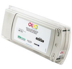 Cartouche d'encre traceur remanufacturée OWA - standard - Noir Mat - pour HP 773C