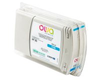 Cartouche d'encre traceur remanufacturée OWA - standard - Cyan - pour HP 80