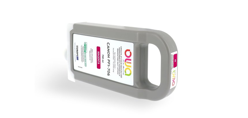 Cartouche d'encre traceur remanufacturée OWA - standard - Magenta - pour CANON PFI-706 M