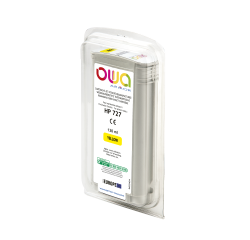 Cartouche d'encre traceur remanufacturée OWA - standard - Jaune - pour HP 727
