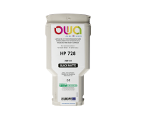 Cartouche d'encre traceur remanufacturée OWA - standard - Noir Mat - pour HP 728