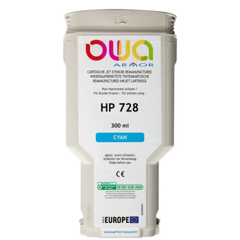 Gereviseerde plottercartridge OWA - standaard - voor HP 728