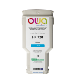 Cartouche d'encre traceur remanufacturée OWA - standard - Cyan - pour HP 728