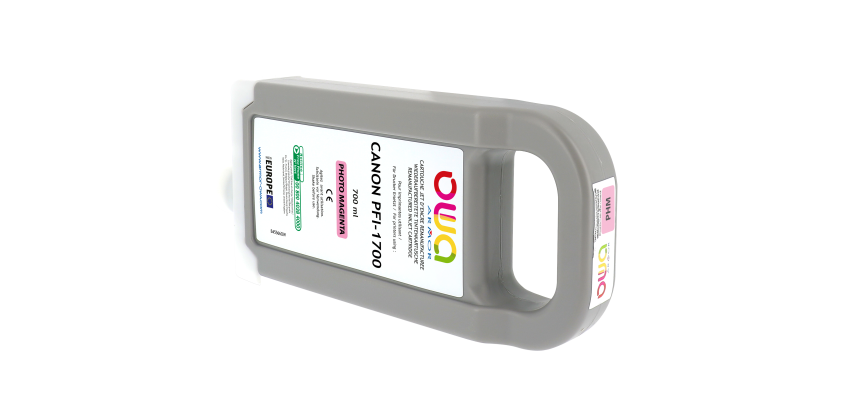Cartouche d'encre traceur remanufacturée OWA - standard - Magenta Clair - pour CANON PFI-1700 PM