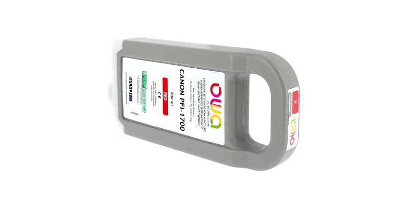 Remanufactured Plotter Ink Cartridge OWA - Standard - Red - for CANON PFI-1700 R