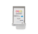 Cartouche d'encre traceur remanufacturée OWA - standard - Cyan - pour CANON PFI-120 C