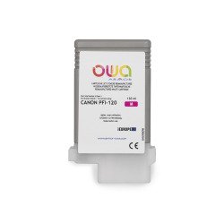 Cartouche d'encre traceur remanufacturée OWA - standard - Magenta - pour CANON PFI-120 M