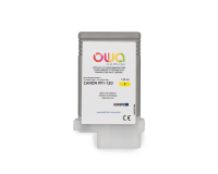 DE_Cartouche d'encre traceur remanufacturée OWA - standard - Jaune - pour CANON PFI-120 Y