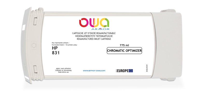 Remanufactured OWA ink cartridge - standard - Translucent - for HP CZ706A