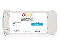EN_Cartouche d'encre traceur remanufacturée OWA - standard - Cyan - pour HP 831C
