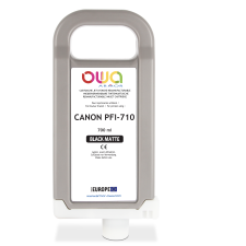 Cartouche d'encre traceur remanufacturable OWA - standard - Noir Mat - pour CANON PFI-710 MBK