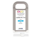 EN_Cartouche d'encre traceur remanufacturable OWA - standard - Cyan - pour CANON PFI-710 C