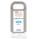 Cartouche d'encre traceur remanufacturable OWA - standard - Cyan - pour CANON PFI-710 C