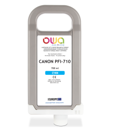 Gereviseerde plotter-inktcartridge OWA - standaard - voor CANON PFI-710 C