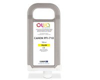 EN_Cartouche d'encre traceur remanufacturable OWA - standard - Jaune - pour CANON PFI-710 Y