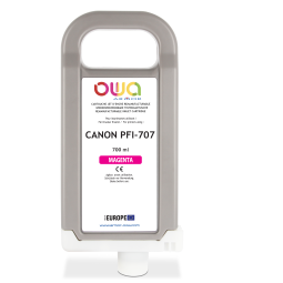 Cartouche d'encre traceur remanufacturable OWA - standard - pour CANON PFI-707 M