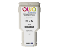 DE_Cartouche d'encre traceur remanufacturée OWA - haute capacité - Noir Photo - pour HP 730