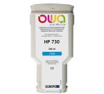Cartouche d'encre traceur remanufacturée OWA - haute capacité - Cyan - pour HP 730