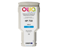 DE_Cartouche d'encre traceur remanufacturée OWA - haute capacité - Cyan - pour HP 730