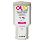 Cartouche d'encre traceur remanufacturée OWA - haute capacité - Magenta - pour HP 730
